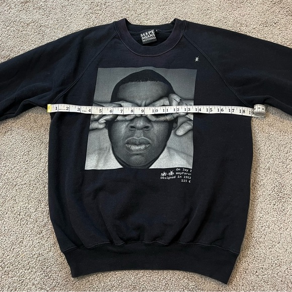 “Hype Means Nothing" Jay-S Lightweight Cotton Sweatshirt. Size Small. - Picture 9 of 12
